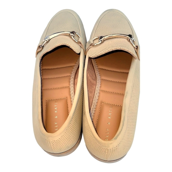 Kelly & KATIE, LIGHT TAN PERFORATED LOAFER SIZE 9.5 - Picture 7 of 8